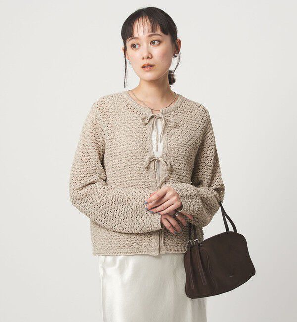 UNITED ARROWS green label relaxing「メッシュ ニット 2WAY プルオーバー ウォッシャブル」|ニット・セーター|