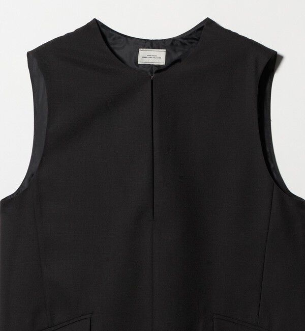 UNITED ARROWS green label relaxing「［size SHORTあり］リネンライク キーネック ジャンパースカート」|ジャンパースカート|