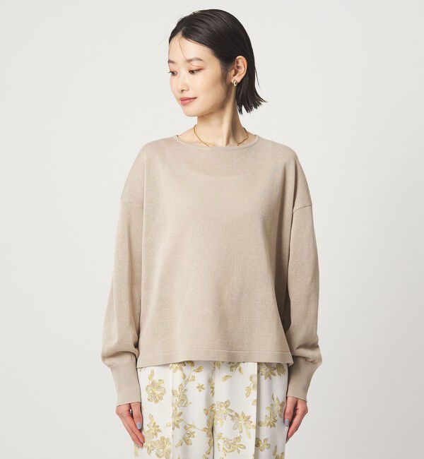 UNITED ARROWS green label relaxing「シャーリー ワイド プルオーバー ニット ウォッシャブル」|ニット・セーター|