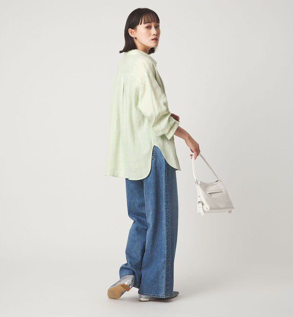 UNITED ARROWS green label relaxing「【結論シリーズ】リネン2WAYシャツ［size SHORTあり］」|シャツ・ブラウス|