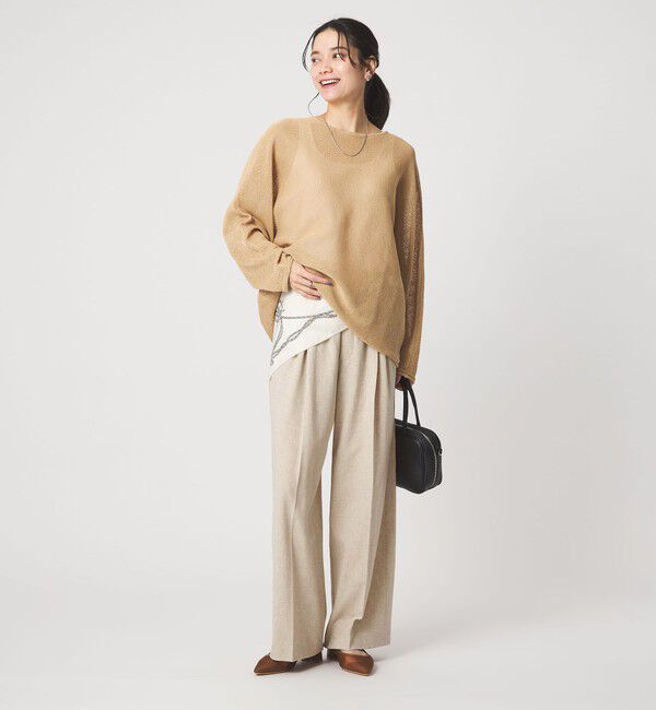 UNITED ARROWS green label relaxing「【結論シリーズ】ニーハイワイドパンツ［size SHORT/TALLあり］」|その他|