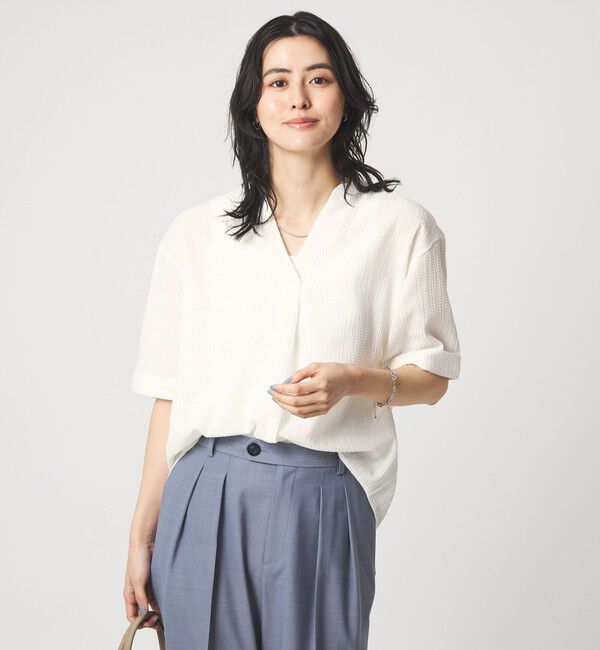 UNITED ARROWS green label relaxing「サッカー スキッパー プルオーバー カットソー」|Tシャツ・カットソー|