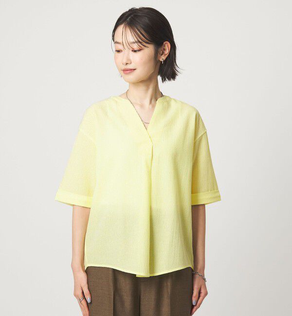 UNITED ARROWS green label relaxing「サッカー スキッパー プルオーバー カットソー」|Tシャツ・カットソー|