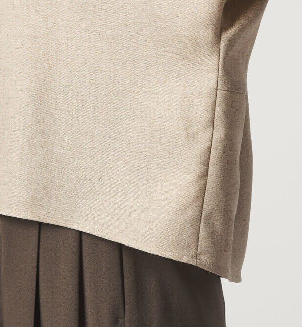 UNITED ARROWS green label relaxing「リネンライク ブラウス マシンウォッシャブル ストレッチ UVカット」|シャツ・ブラウス|