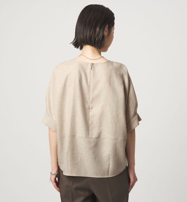 UNITED ARROWS green label relaxing「リネンライク ブラウス マシンウォッシャブル ストレッチ UVカット」|シャツ・ブラウス|