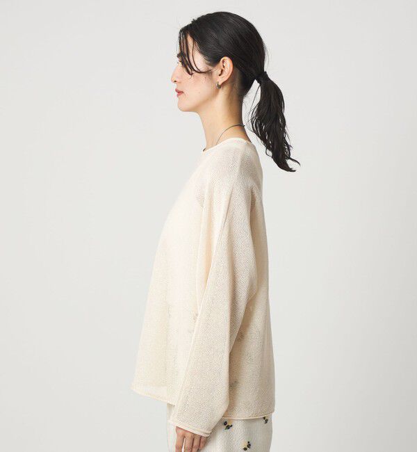 UNITED ARROWS green label relaxing「ペーパー ニット プルオーバー ウォッシャブル」|ニット・セーター|