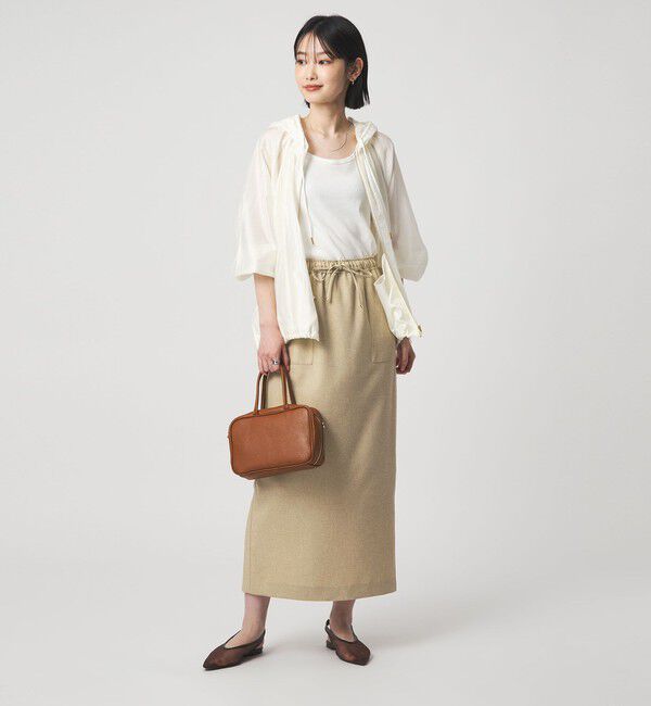 UNITED ARROWS green label relaxing「［size SHORTあり］スラブオックス スカート マシンウォッシャブル」|タイト|