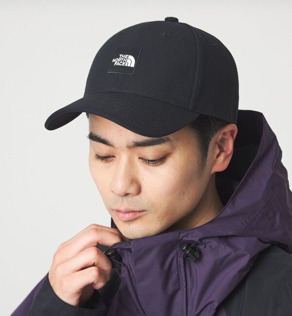 UNITED ARROWS green label relaxing「＜THE NORTH FACE＞スクエアロゴ キャップ」|キャップ・キャスケット|BLACK