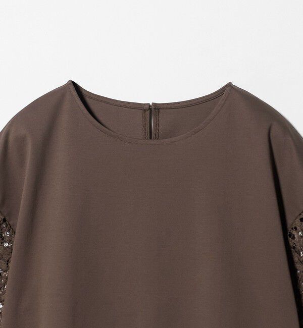 UNITED ARROWS green label relaxing「袖レース ドッキング プルオーバー カットソー」|Tシャツ・カットソー|