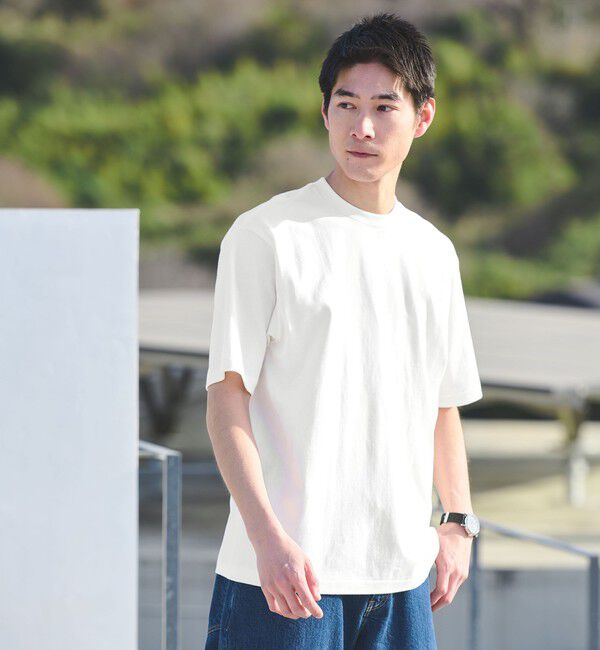 UNITED ARROWS green label relaxing「【別注】＜Hanes＞GLR SHIRO Tシャツ」|Tシャツ・カットソー|WHITE
