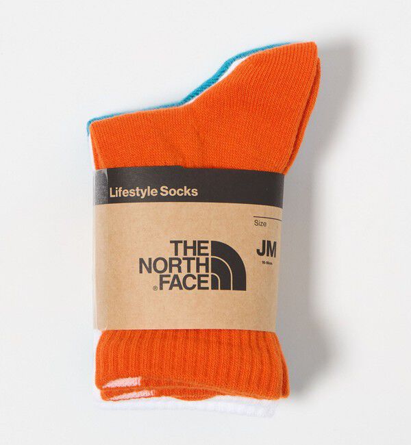 UNITED ARROWS green label relaxing「＜THE NORTH FACE＞ロゴ 3P クルーソックス / キッズ  16cm-18cm」|ソックス|