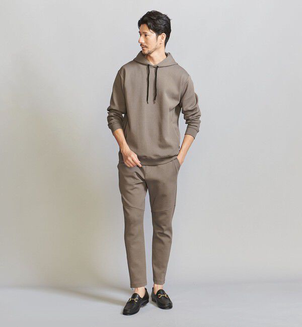 BEAUTY&YOUTH UNITED ARROWS「【WEB限定 WARDROBE SMART】ダブルニット イージーパンツ/セットアップ対応」|チノ|