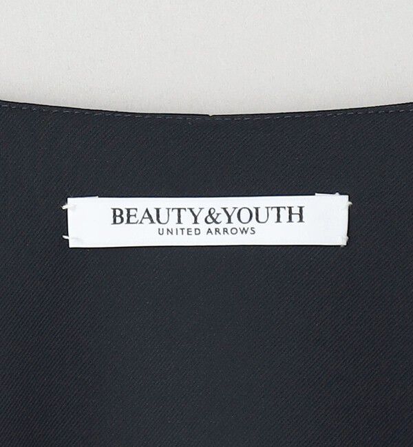 BEAUTY&YOUTH UNITED ARROWS「【WEB限定 Wardrobe DAILY MINIMAL】ダブルクロス リボンベルトジレ ウォッシャブル」|ベスト・ジレ|