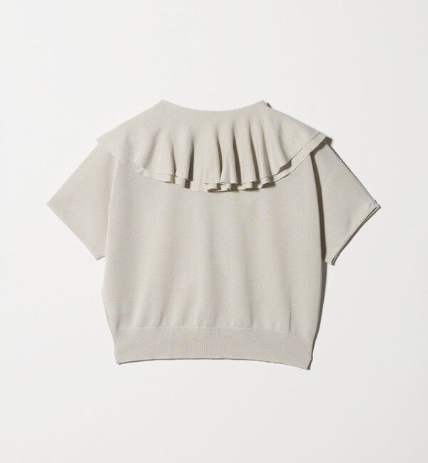 BEAUTY&YOUTH UNITED ARROWS「【WEB限定】フリルカラー ニットプルオーバー -ウォッシャブル-」|ニット・セーター|