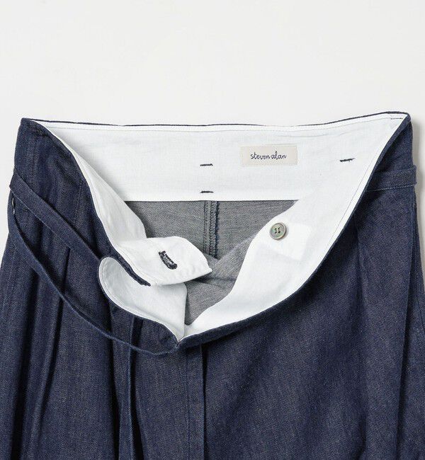 STEVEN ALAN「＜Steven Alan＞ライトオンスデニム クロスオーバー パンツ」|デニム|
