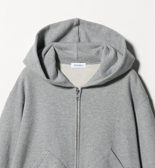 ATTISESSION「＜ATTISESSION＞ヴィンテージライク スウェット フーディー トップス」|パーカー|