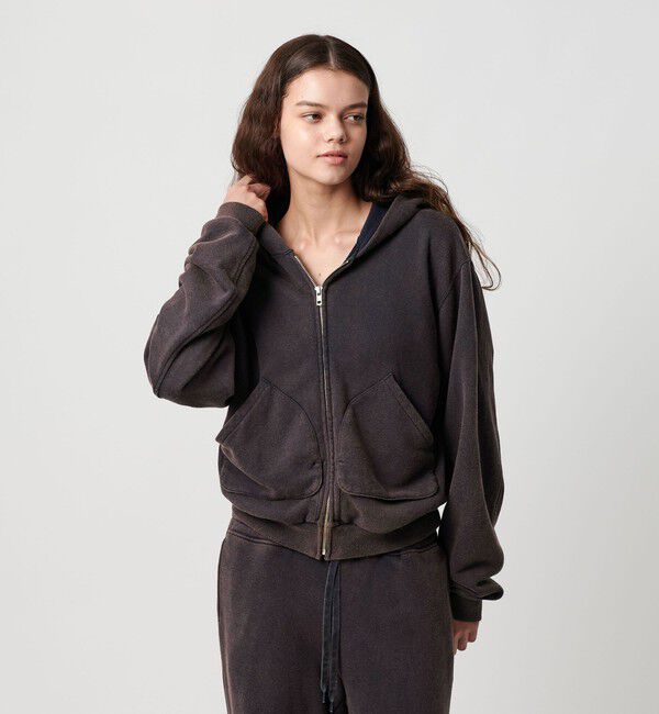 ATTISESSION「＜ATTISESSION＞ヴィンテージライク スウェット フーディー トップス」|パーカー|