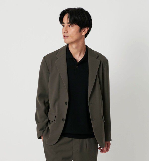 BEAUTY&YOUTH UNITED ARROWS「トリコチン ポリエステル 2B コンフォートジャケット セットアップ対応可能」|テーラードジャケット|