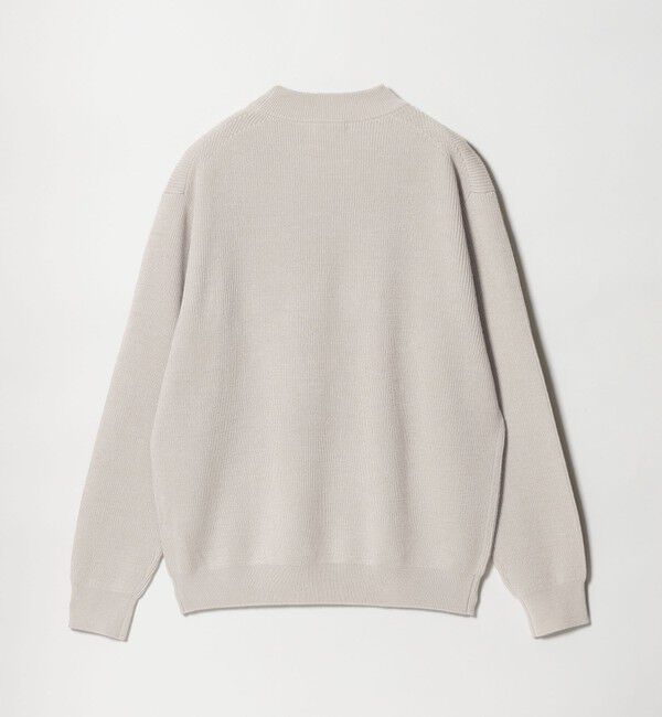 BEAUTY&YOUTH UNITED ARROWS「【WEB限定 WARDROBE SMART】マシーンウォッシャブル ウールミックス アゼ モックネック」|ニット・セーター|