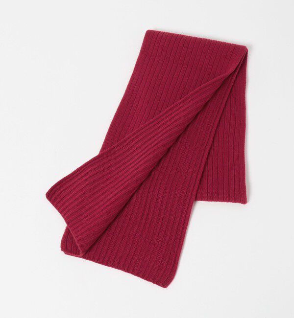 STEVEN ALAN「＜Steven Alan＞カシミヤ リブ マフラー」|マフラー|RED