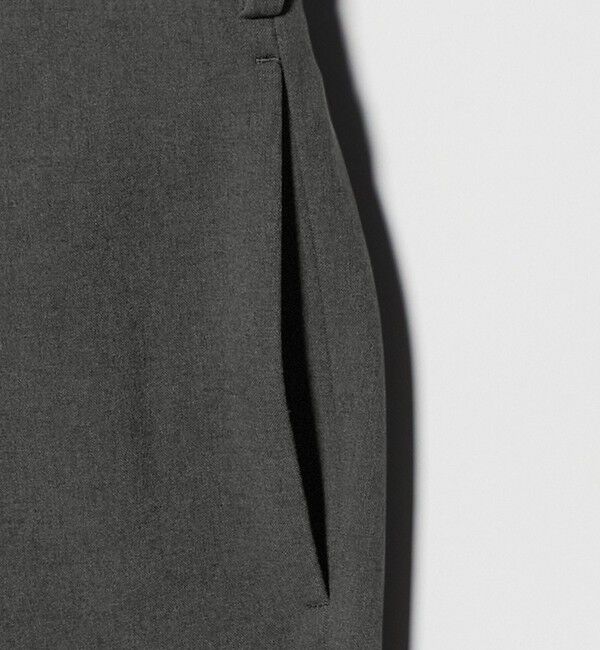 BEAUTY&YOUTH UNITED ARROWS「メランジ ダブルクロス 1プリーツ アジャスト パンツ NO.7」|チノ|