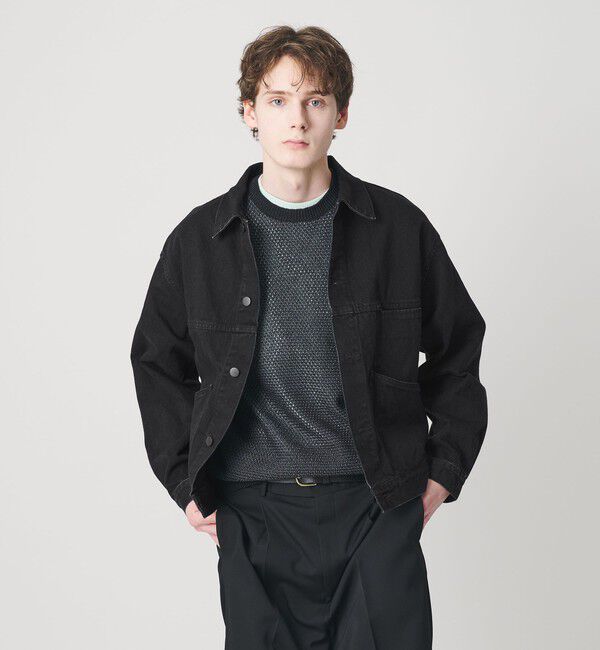 BEAUTY&YOUTH UNITED ARROWS「フェード ブラック デニム ブルゾン」|その他|BLACK