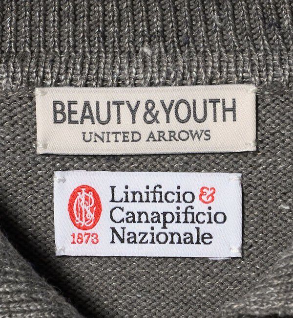 BEAUTY&YOUTH UNITED ARROWS「ハイブリッド リネン ポロカラー ジャケット ウォッシャブル」|カーディガン|