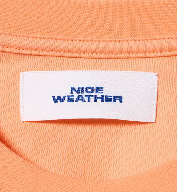 NICE WEATHER「＜NICE WEATHER＞ロゴ ロングスリーブTシャツ」|Tシャツ・カットソー|