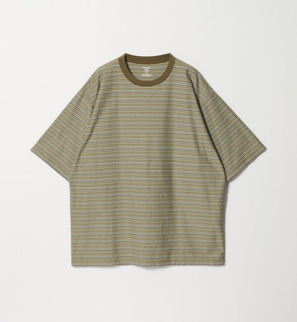 STEVEN ALAN「＜Steven Alan＞ オーガニックコットン マルチボーダー ショートスリーブ Tシャツ」|Tシャツ・カットソー|MD.BROWN