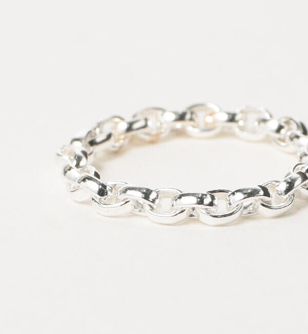 Ray BEAMS 「Ray BEAMS / シルバー アズキ チェーン リング」|リング|