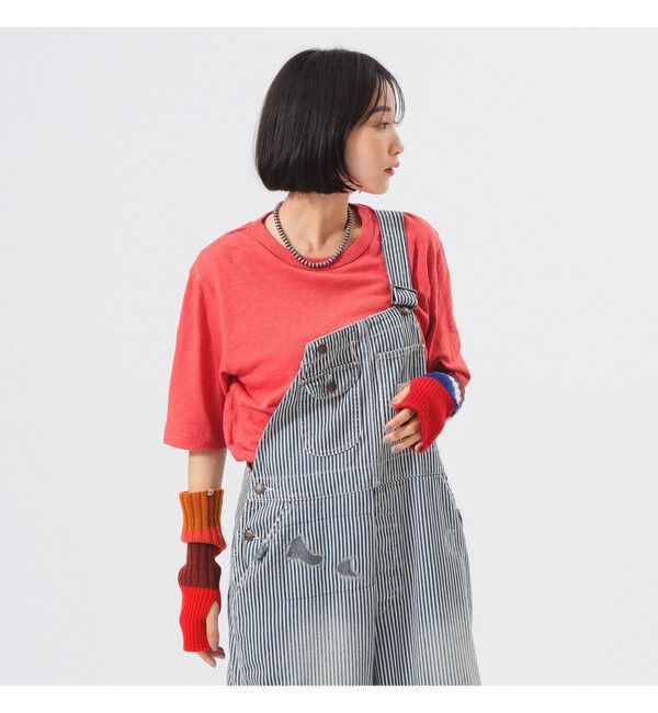 BEAMSBOY「【別注】Healthknit / ソフト スラブ Tシャツ」|Tシャツ・カットソー|RED