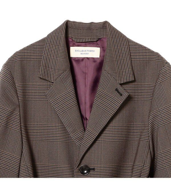 BEAMSBOY「チェック シューティング ジャケット」|テーラードジャケット|