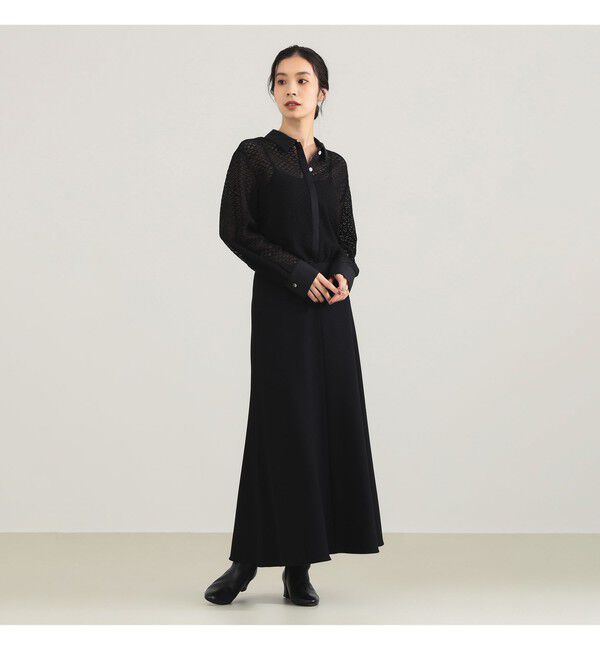 Demi-Luxe BEAMS 「比翼 レース シャツ」|シャツ・ブラウス|