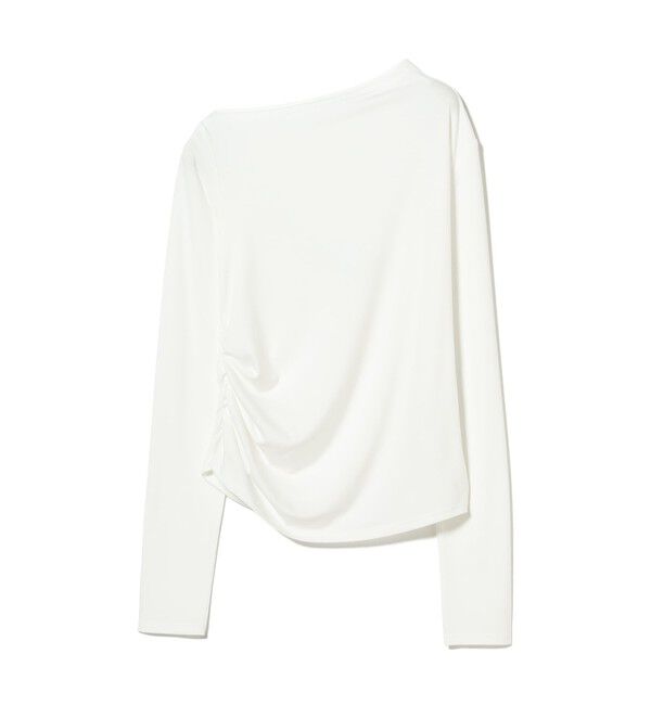 Ray BEAMS 「アシメ ネック ドレープ」|Tシャツ・カットソー|