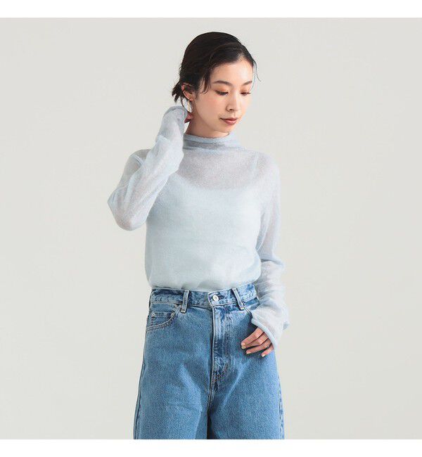 Demi-Luxe BEAMS 「モヘヤ オフ タートル プルオーバー」|ニット・セーター|