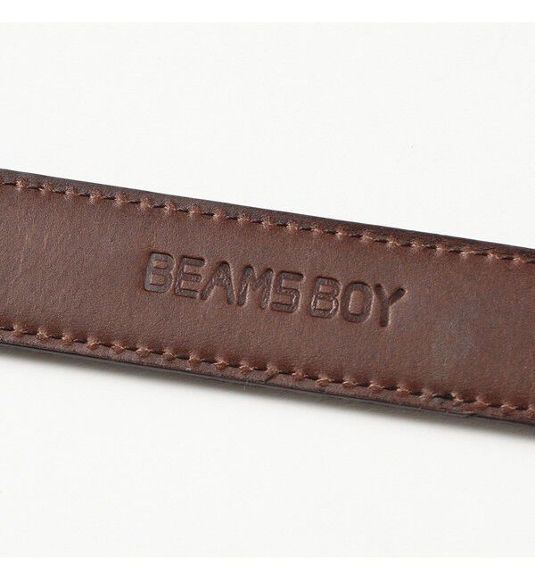 BEAMSBOY「25mm クロコ フェザー ベルト」|ベルト|