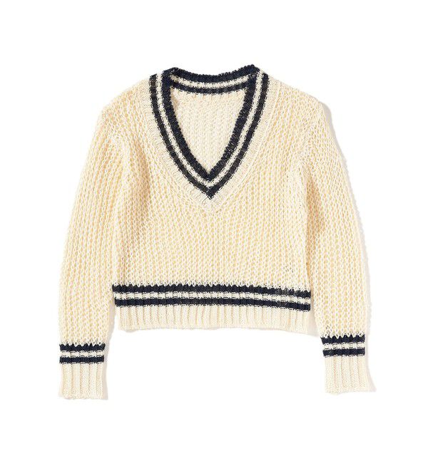 BEAMSBOY「Vネック ライン プルオーバー」|ニット・セーター|