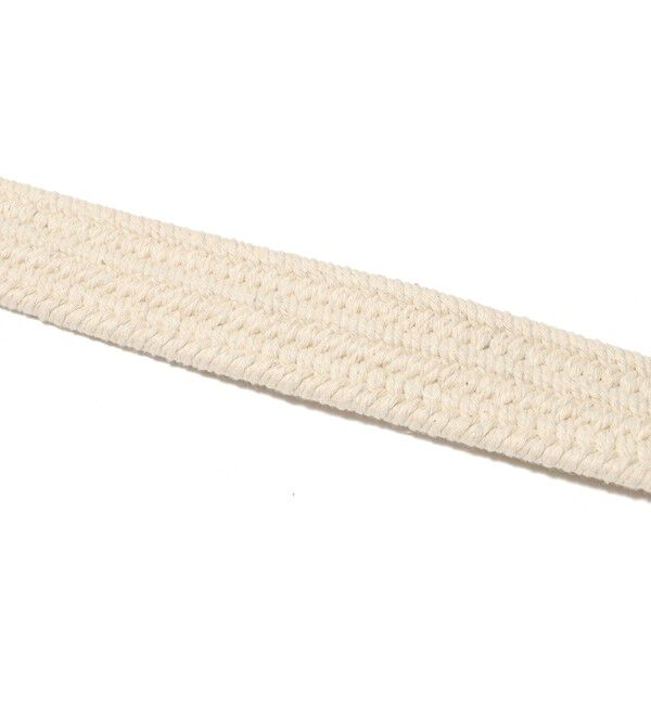 BEAMS PLUS「Leather Tab Cotton Belt」|ベルト|