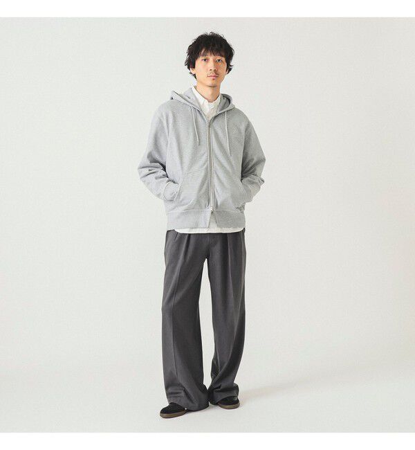 BEAMS「【別注】LACOSTE / フルジップパーカー」|スウェット・ジャージ|