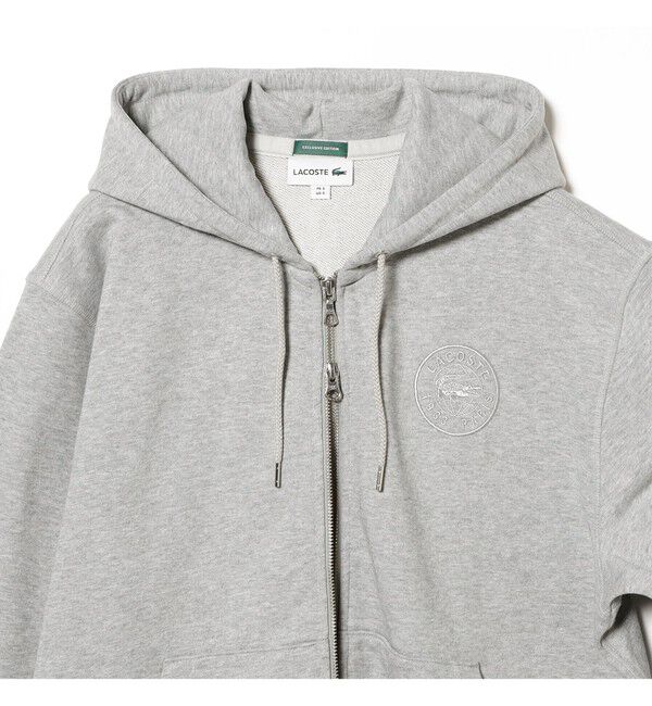 BEAMS「【別注】LACOSTE / フルジップパーカー」|スウェット・ジャージ|
