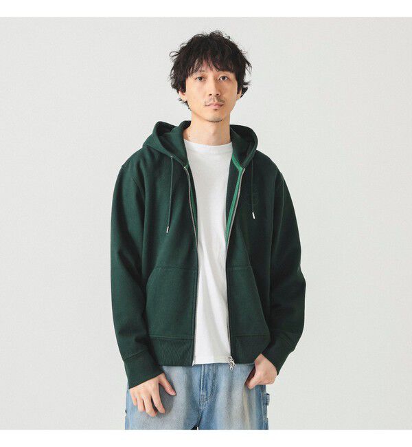BEAMS「【別注】LACOSTE / フルジップパーカー」|スウェット・ジャージ|YZP