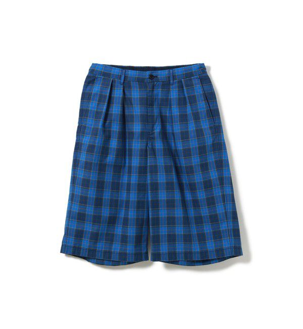 BEAMS「タータンチェック ショートパンツ【ワイドストレートフィット】」|その他|