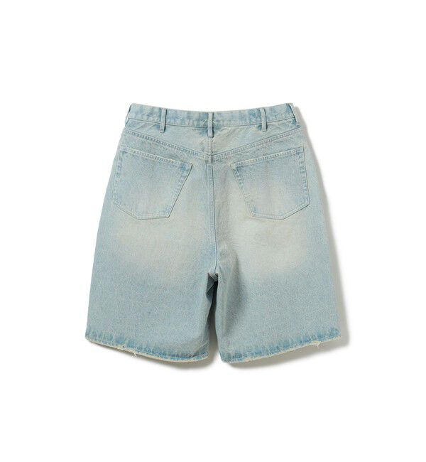 BEAMS「ダメージ デニムショートパンツ【ワイドストレートフィット】」|その他|