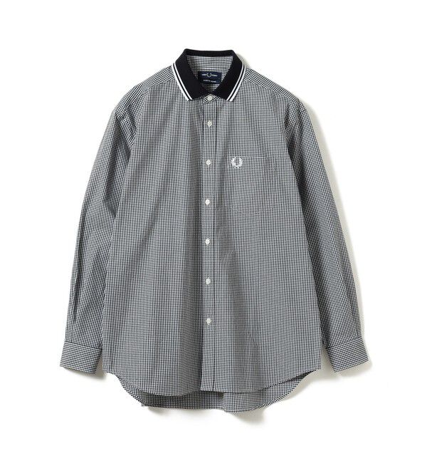 BEAMS「【別注】FRED PERRY / リブカラー シャツ」|シャツ・ブラウス|