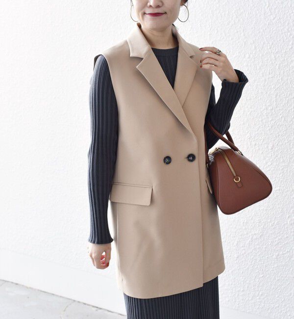 SHIPS for women「*〈手洗い可能〉3WAY（ジレ・ボレロ）スプリングコート ◇」|その他|