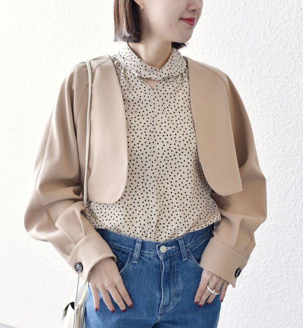 SHIPS for women「*〈手洗い可能〉3WAY（ジレ・ボレロ）スプリングコート ◇」|その他|