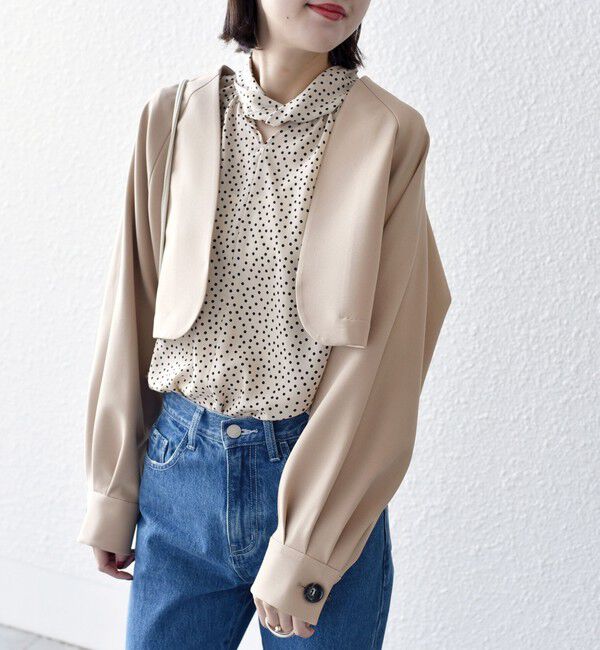 SHIPS for women「*〈手洗い可能〉3WAY（ジレ・ボレロ）スプリングコート ◇」|その他|