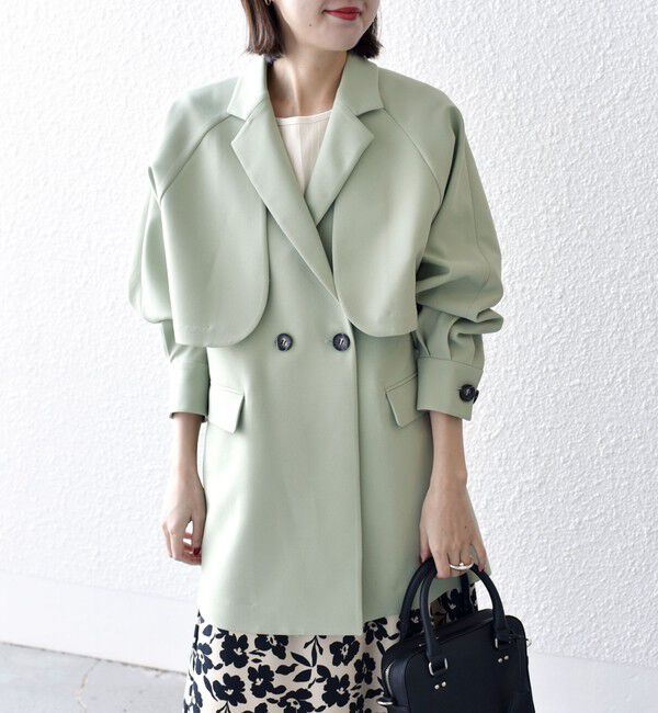 SHIPS for women「*〈手洗い可能〉3WAY（ジレ・ボレロ）スプリングコート ◇」|その他|