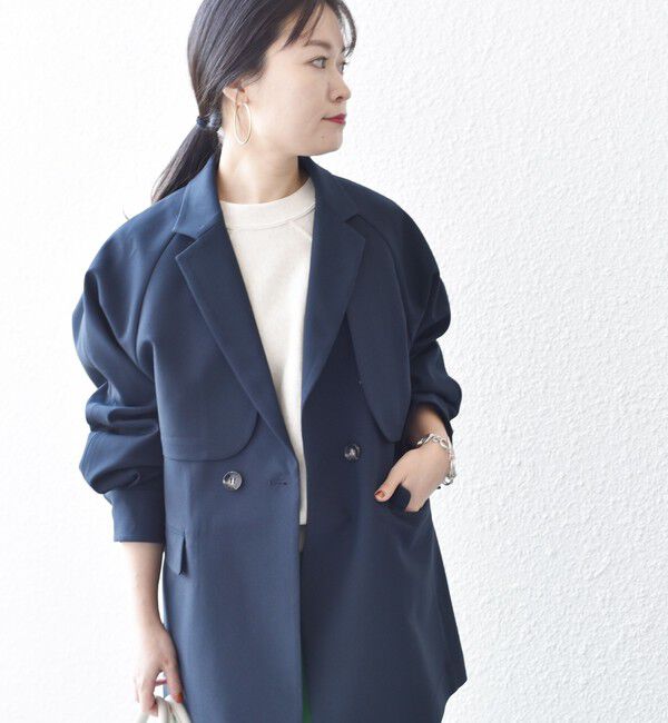 SHIPS for women「*〈手洗い可能〉3WAY（ジレ・ボレロ）スプリングコート ◇」|その他|