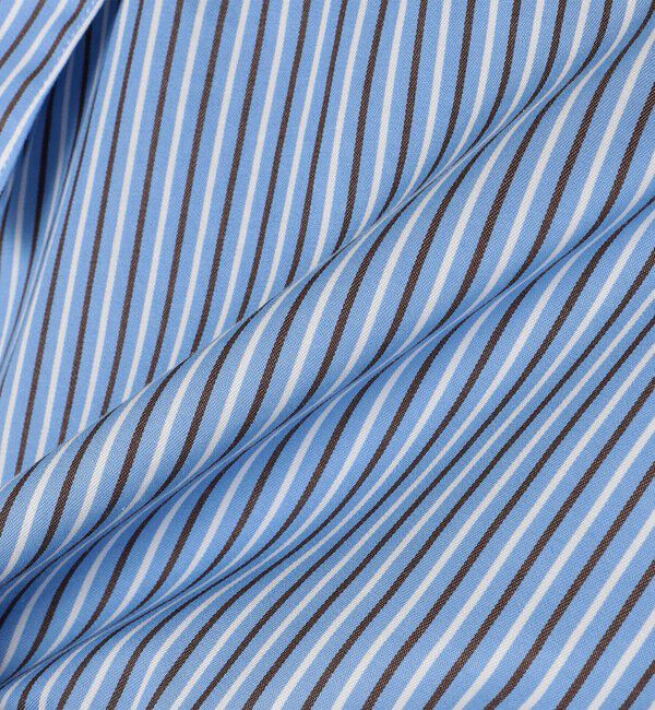 SHIPS any「SHIPS any: オーバーサイズ レギュラーカラー チェック／ストライプ 長袖 シャツ◇」|シャツ・ブラウス|